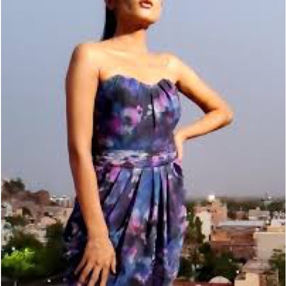 Guess Floral Chiffon Dress size 6 - Picture 5 of 7